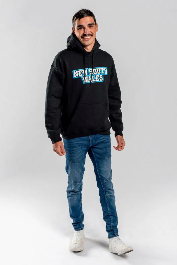 NSW Tribute Black Premium Cotton Blend Unisex Hoodie