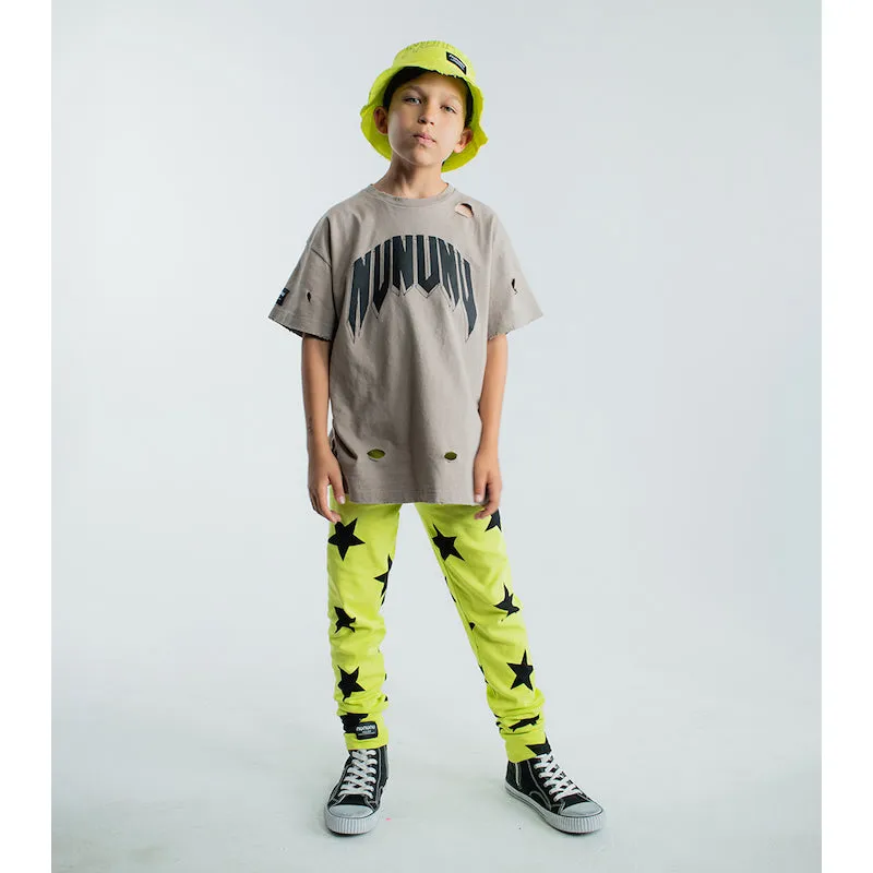 NUNUNU Star Legging Hot Lime