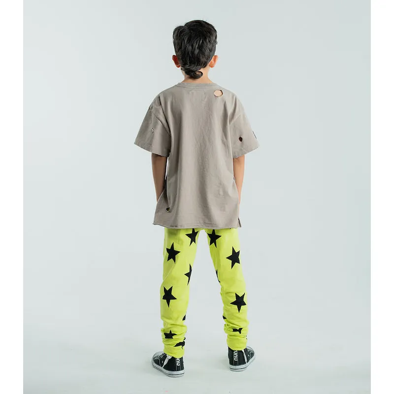 NUNUNU Star Legging Hot Lime