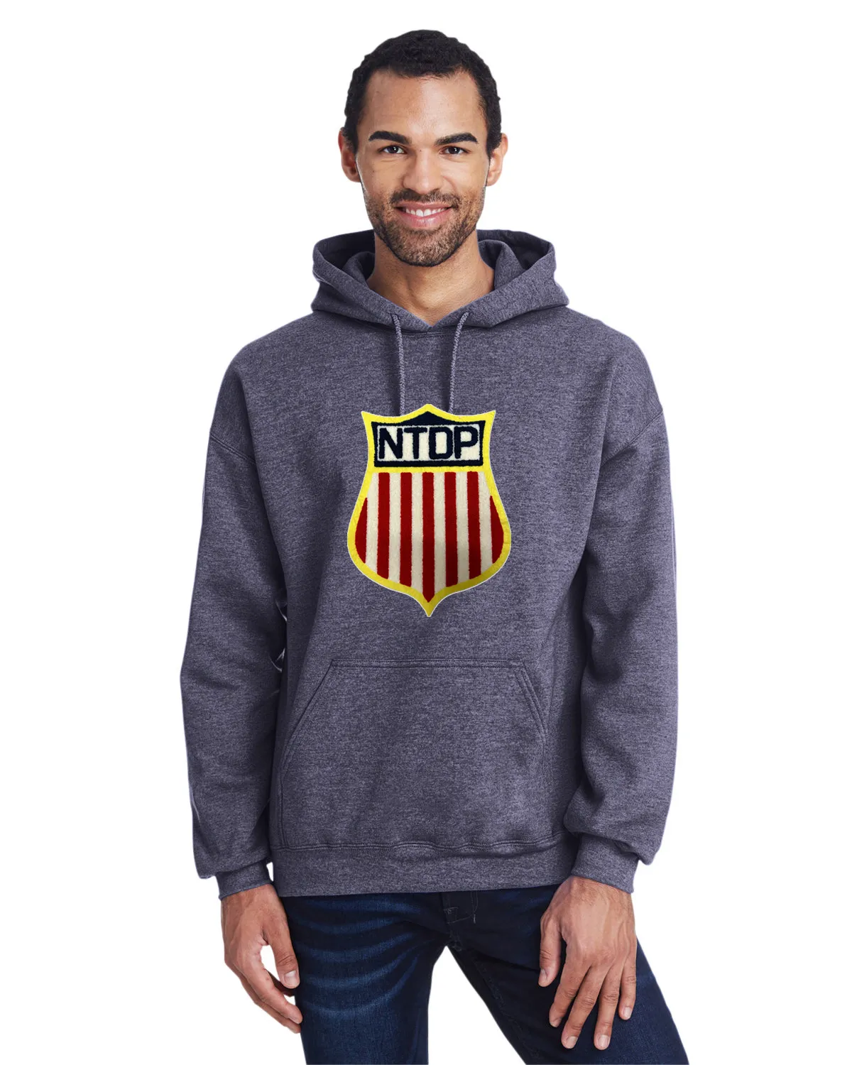 Official USA hockey NTDP Chenille Logo hoodie