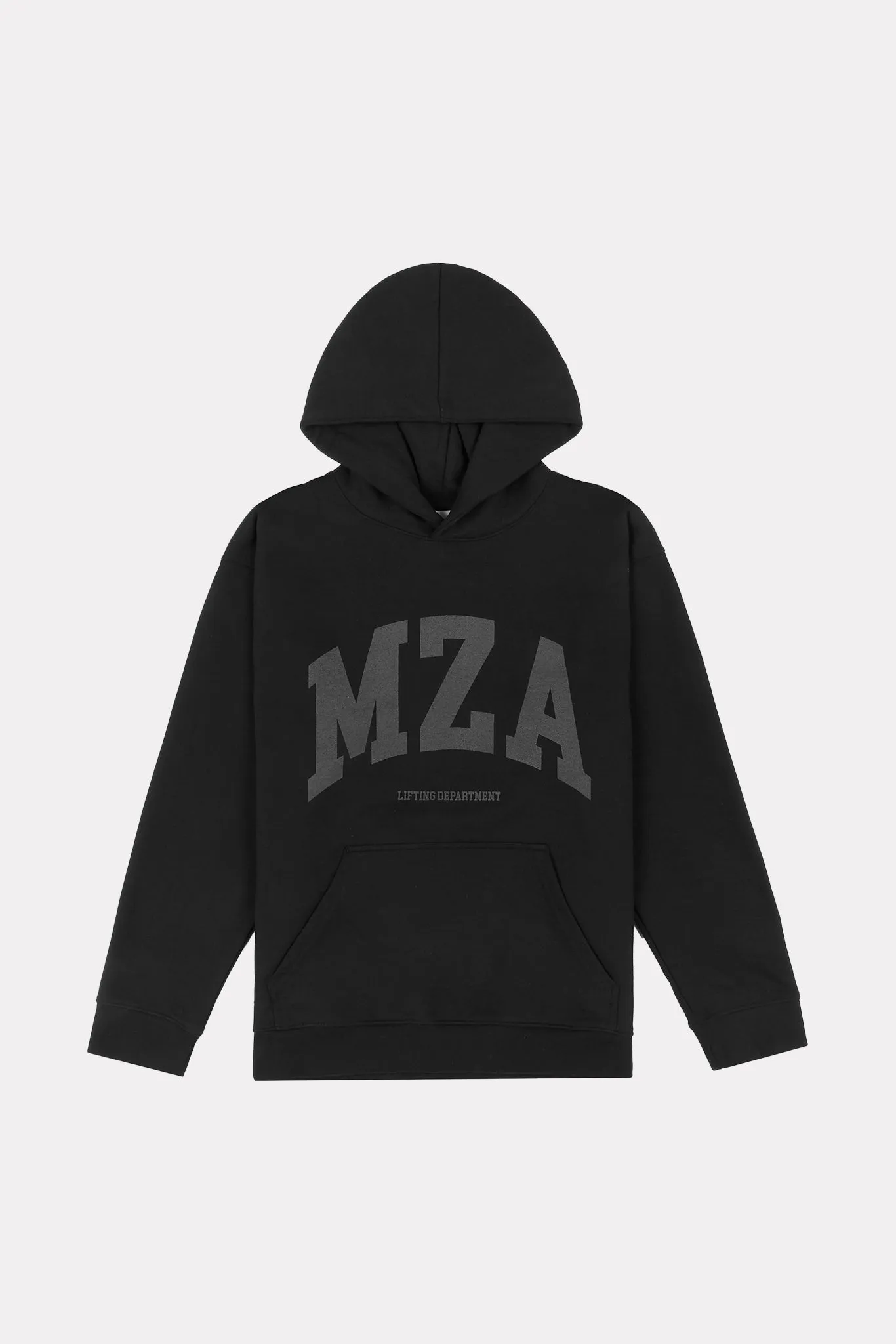 OVERSIZED FIT HOODIE - BLACK ON BLACK