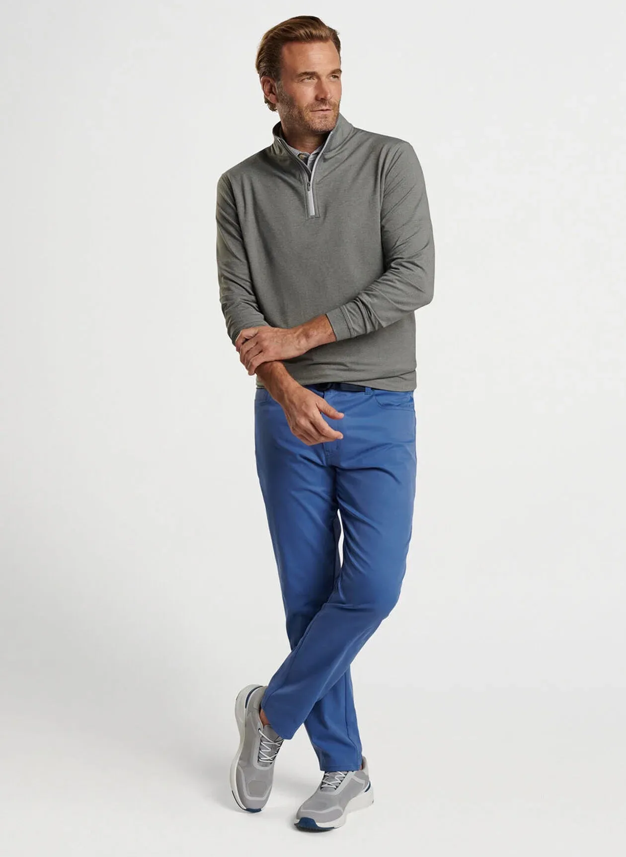 Peter Millar Perth Melange Performance Quarter-Zip