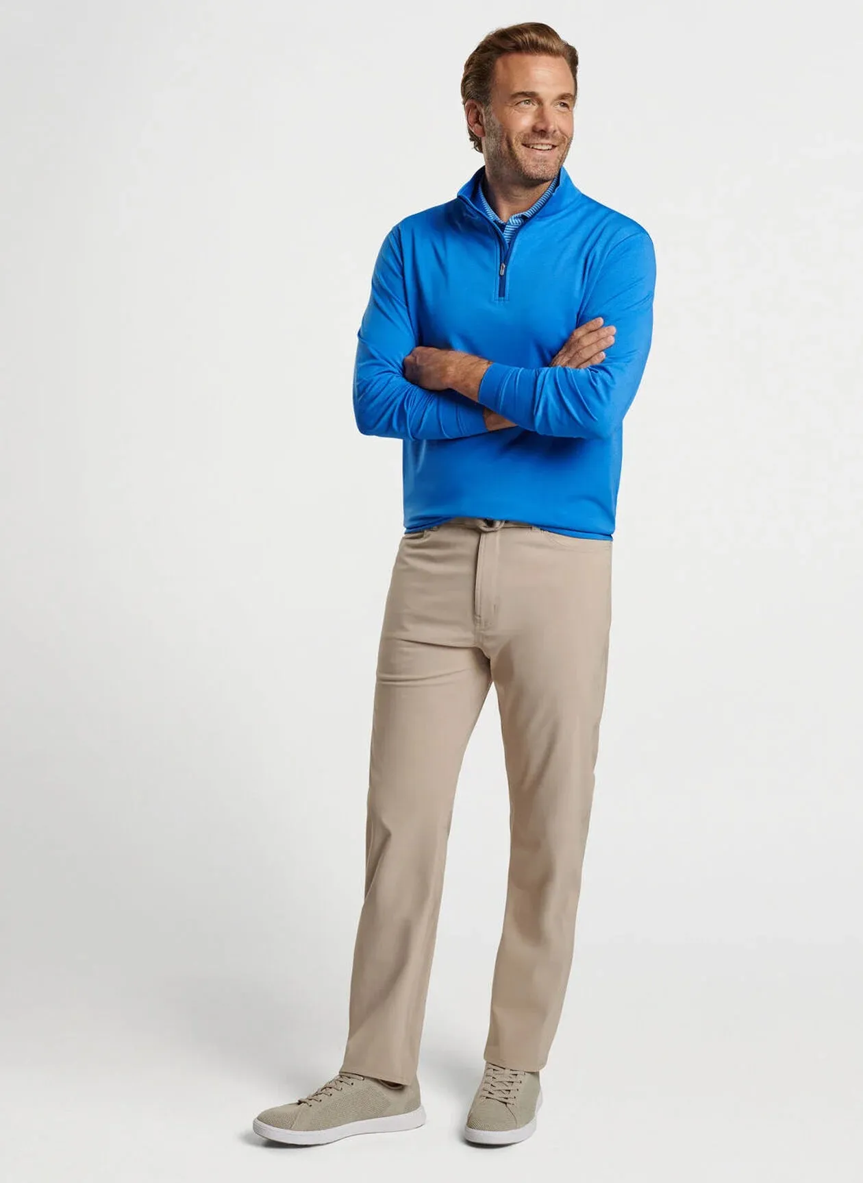 Peter Millar Perth Melange Performance Quarter-Zip