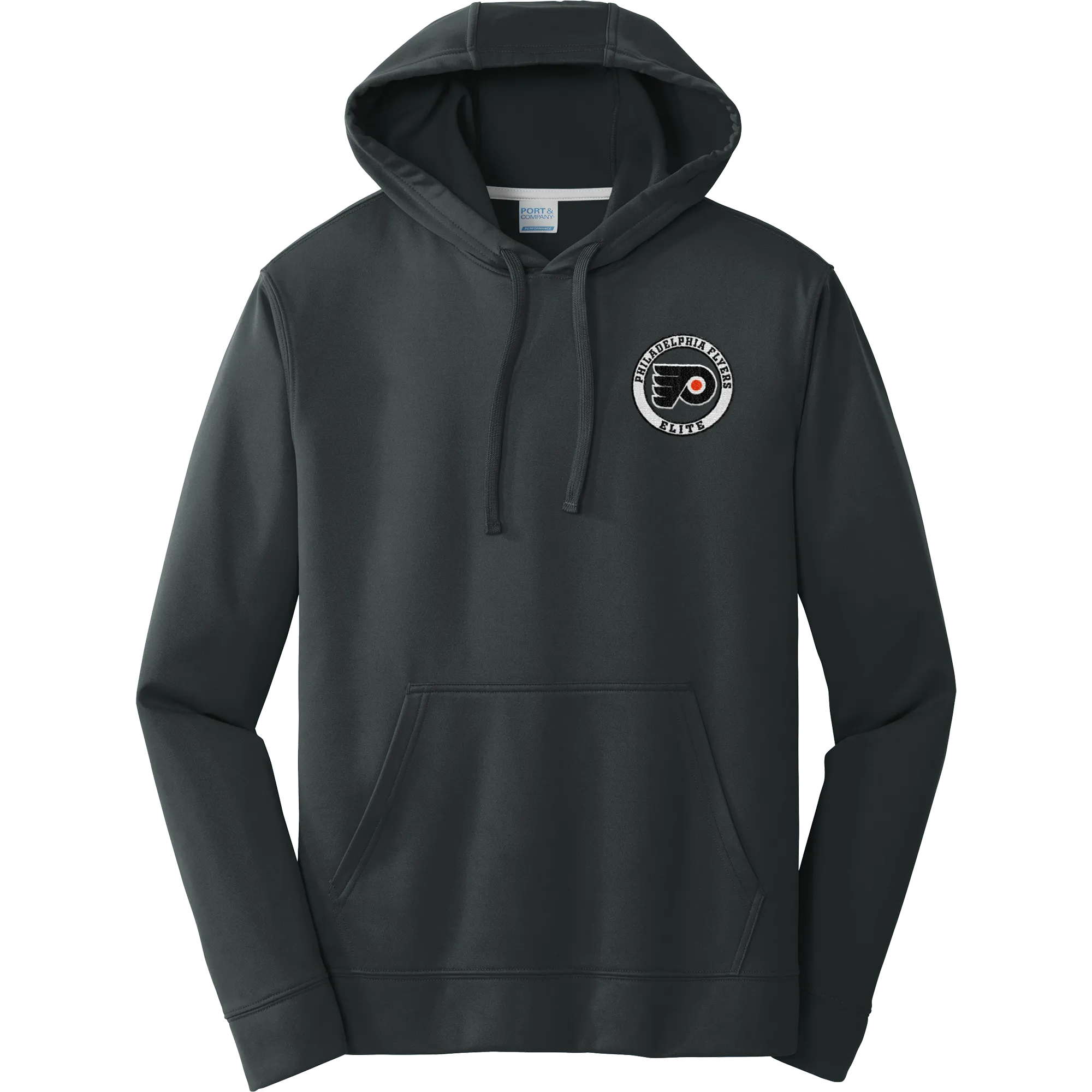 Philadelphia Flyers Elite Performance Fleece Pullover Hooded Sweatshirt