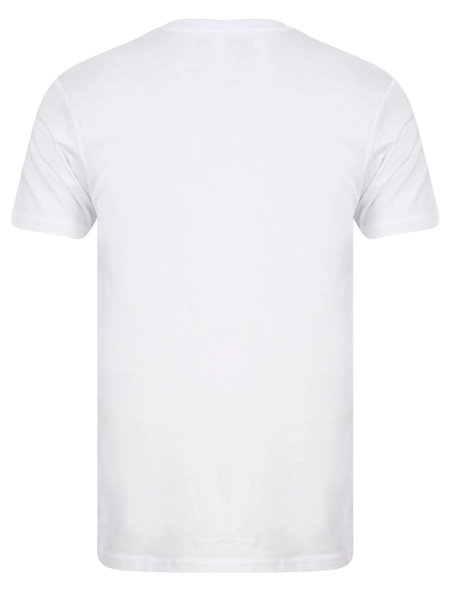 Pitch Crew Neck Cotton T-Shirt in Bright White - Kensington Eastside