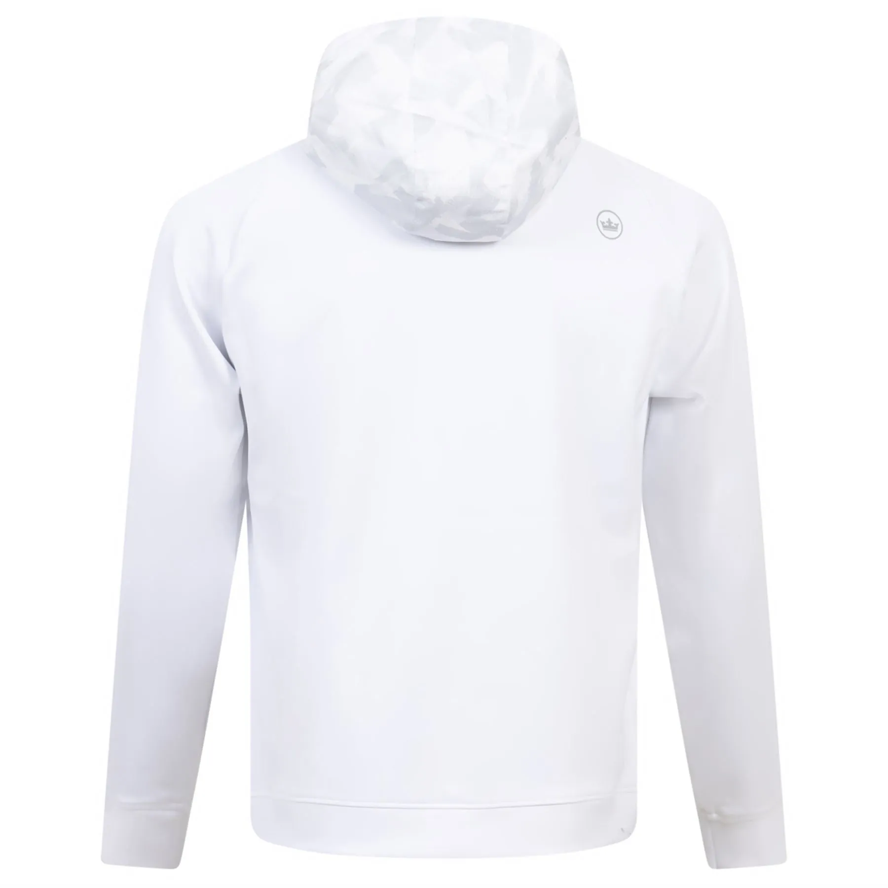 Pursuit Half Snap Hoodie White - SS24