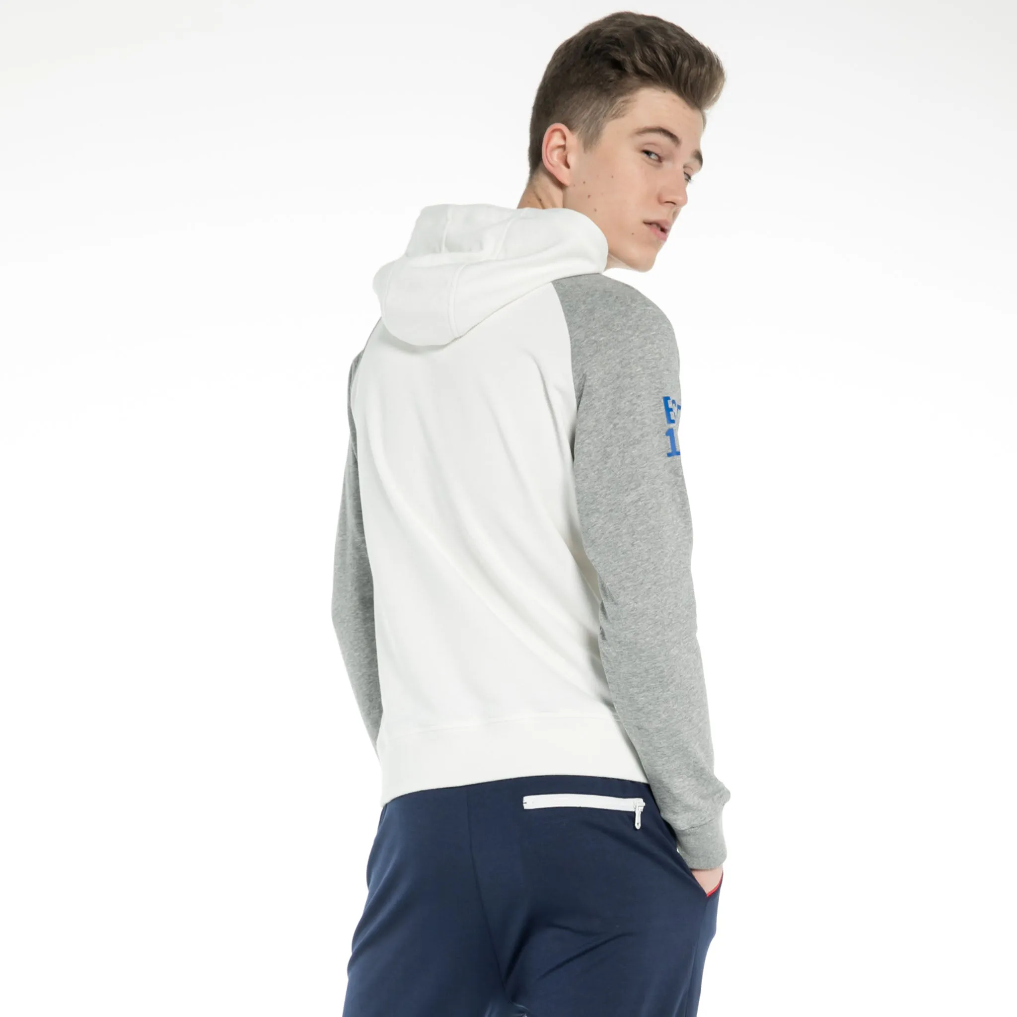 Raglan-Sleeve  Hoodie  Sweatshirt