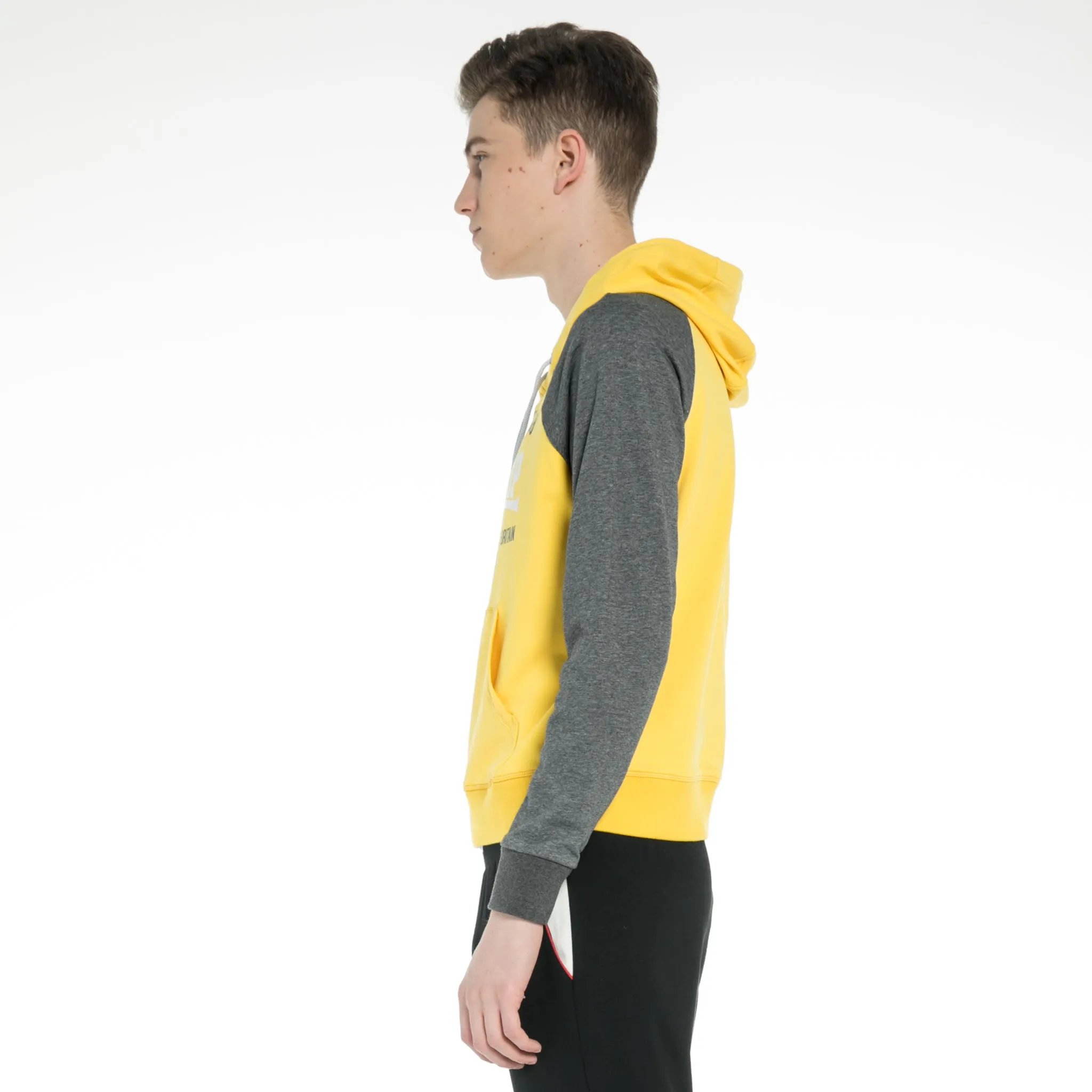 Raglan-Sleeve  Hoodie  Sweatshirt