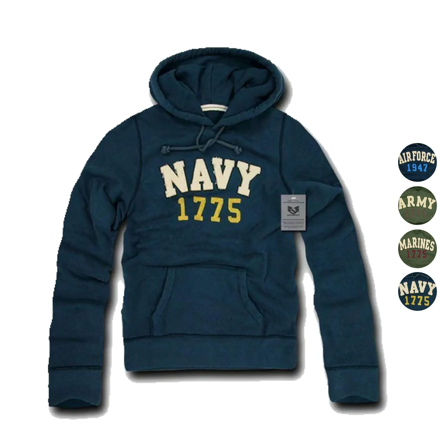 Rapid Dominance Military Navy Air Force Army Marines Fleece Pullover Hoodie Sweat Shirt