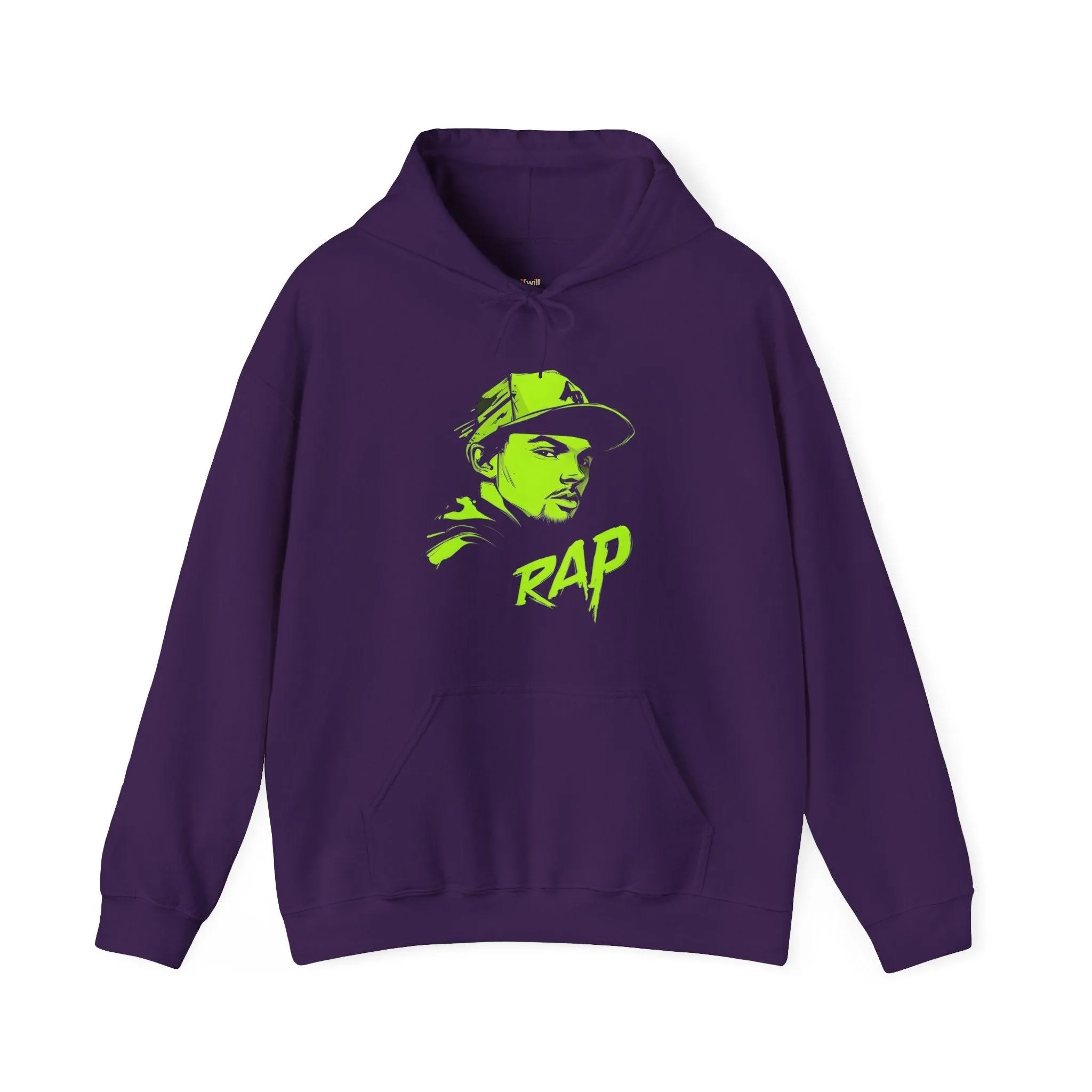 Rapper Neon Rap Vibes Hoodie