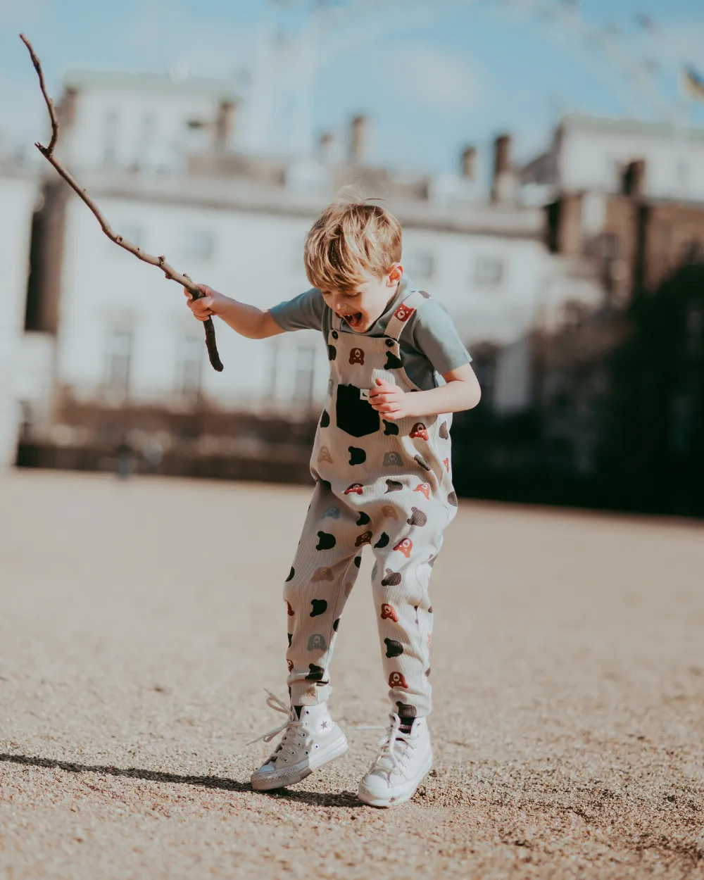 Rib Bear Dungarees