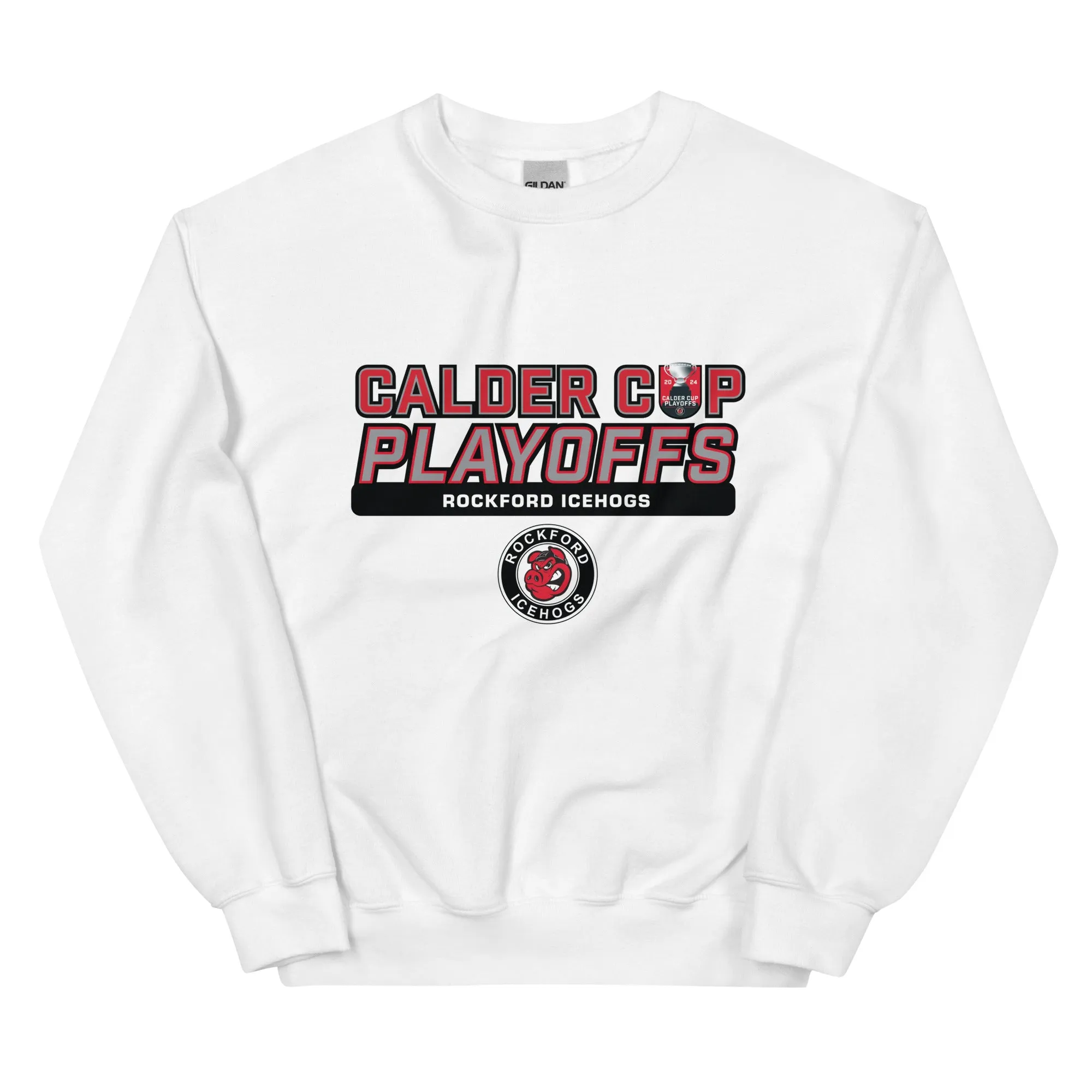 Rockford Icehogs 2024 Calder Cup Playoffs Adult Crewneck Sweatshirt