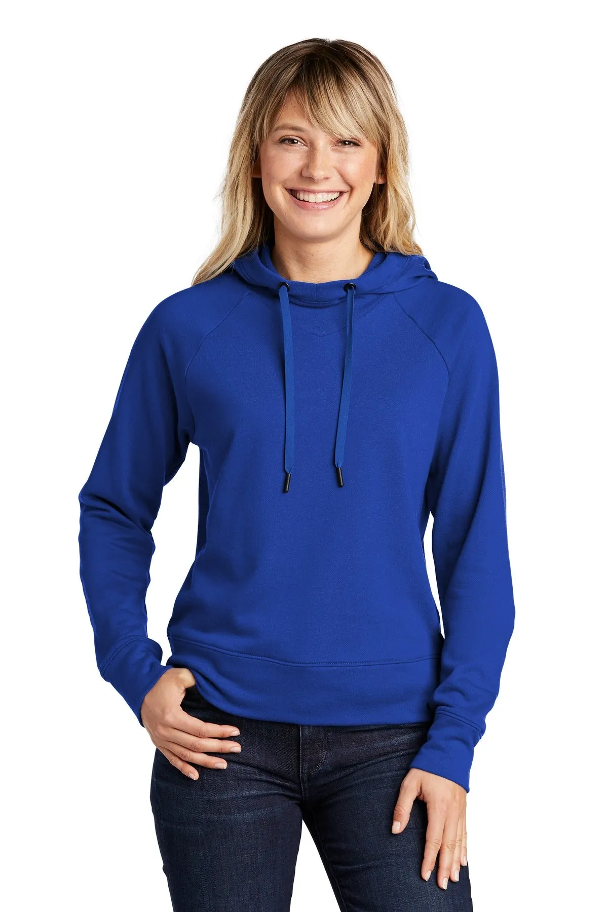 Sport-Tek Ladies Lightweight French Terry Pullover Hoodie. LST272