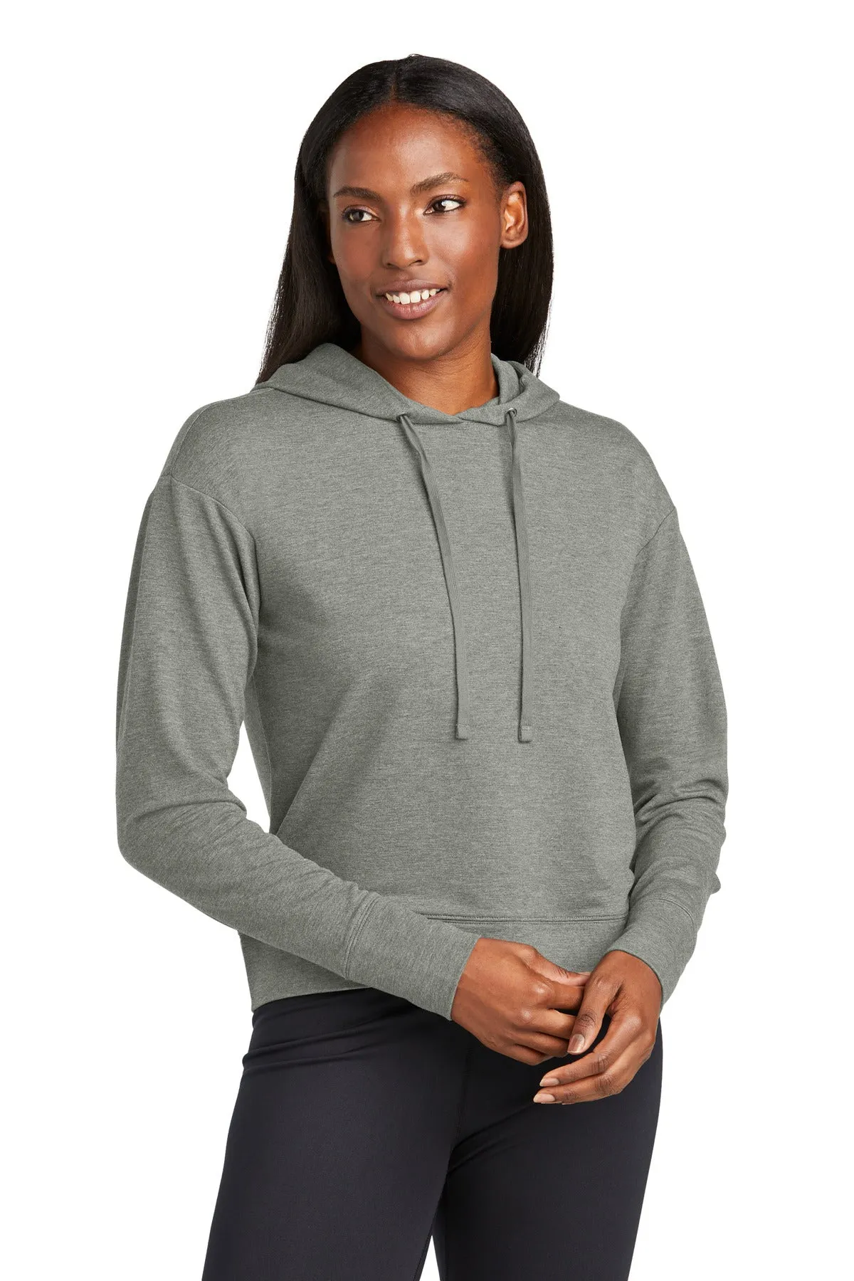 Sport-Tek Ladies Sport-Wick Flex Fleece Pullover Hoodie LST562