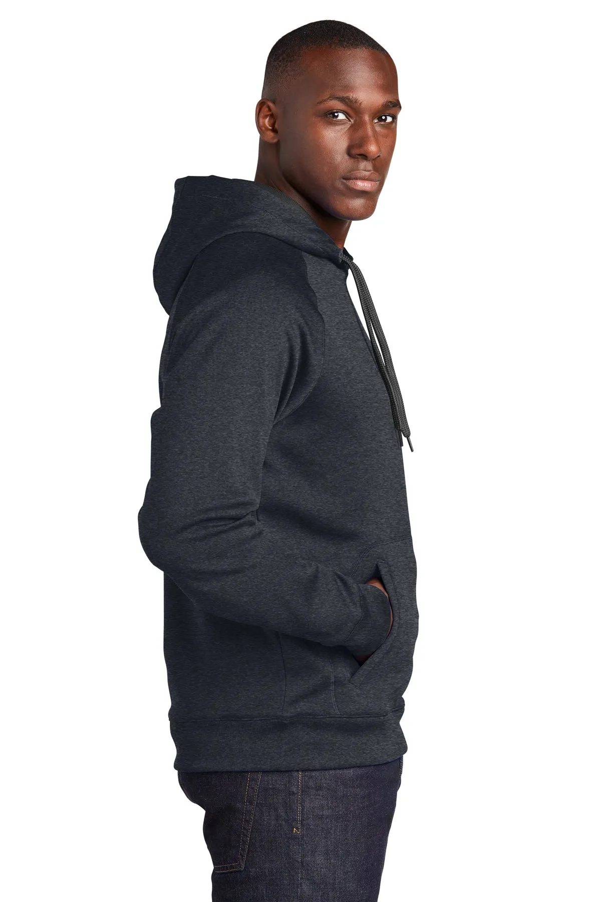 Sport-Tek Tech Fleece Hooded Custom Sweatshirts, Graphite Heather