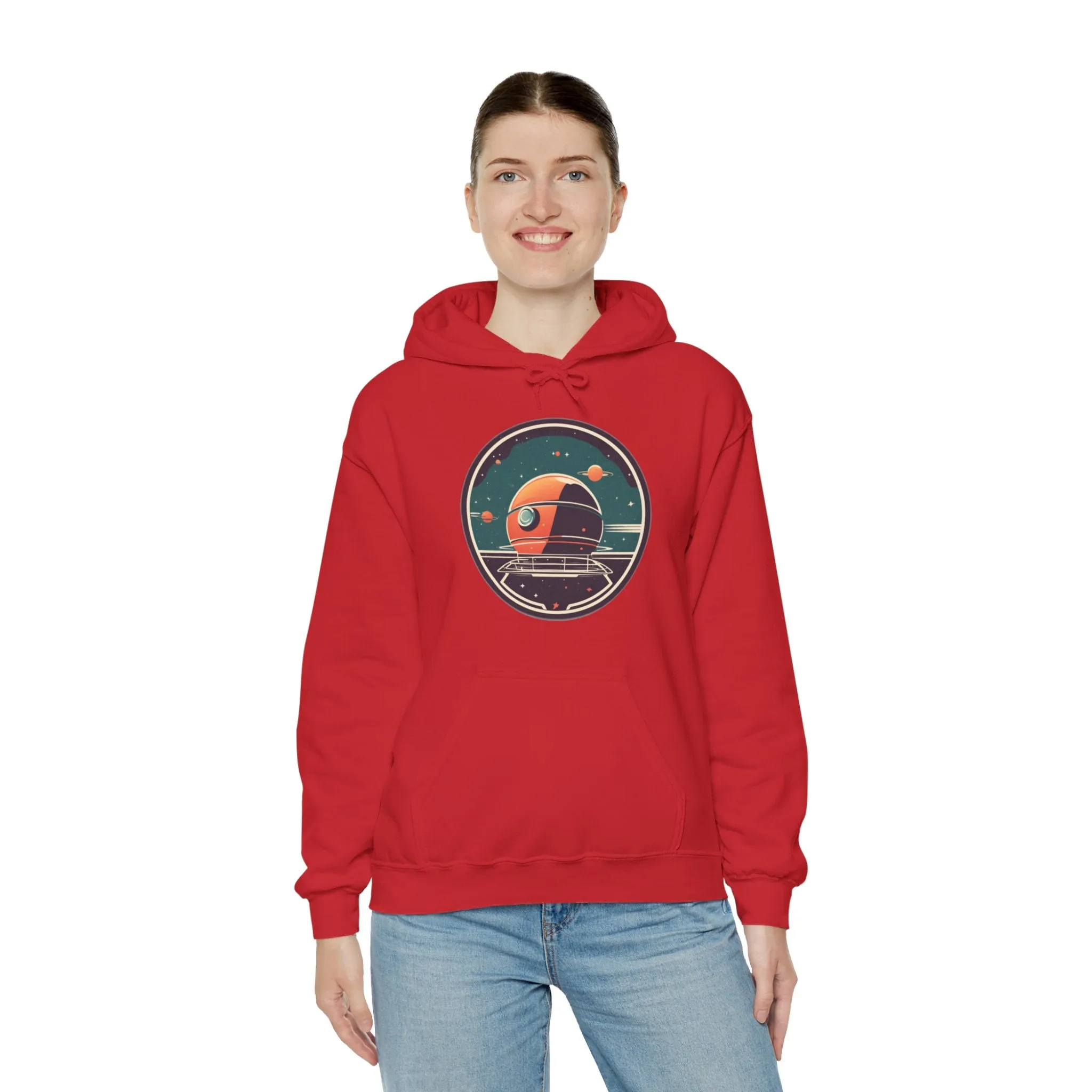 Station No101 Spaceart Sci-Fi Hoodie