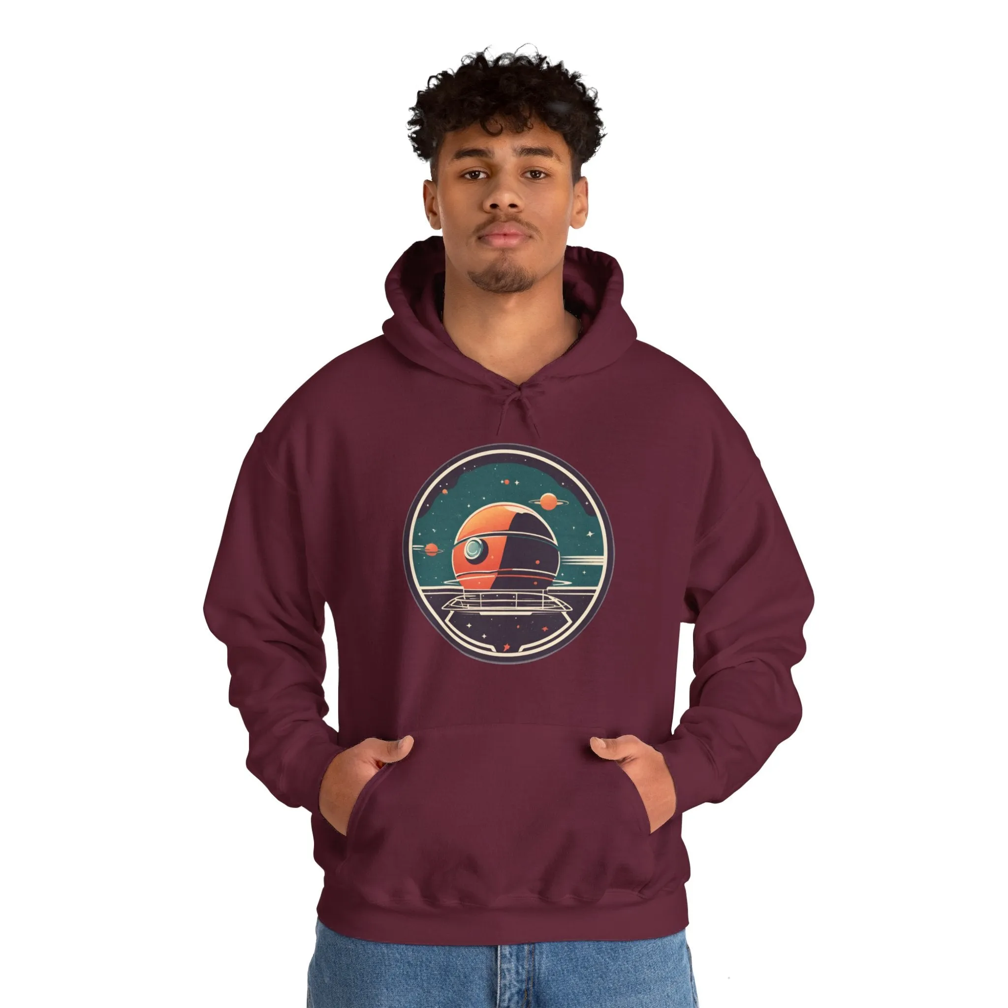 Station No101 Spaceart Sci-Fi Hoodie