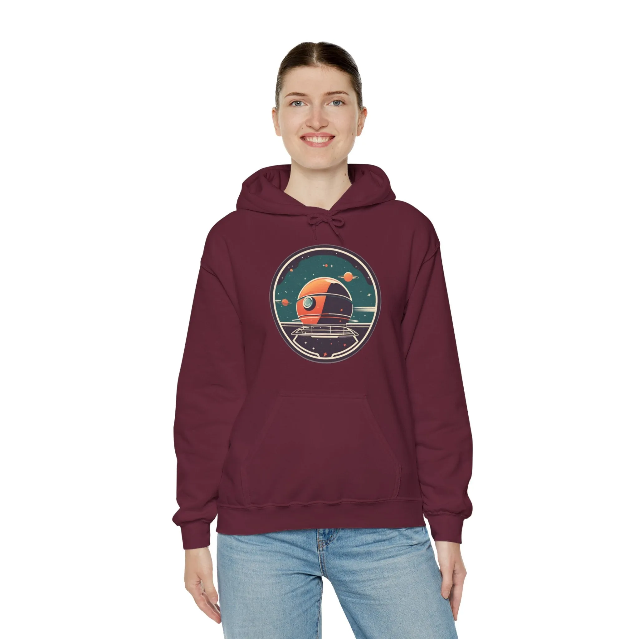 Station No101 Spaceart Sci-Fi Hoodie