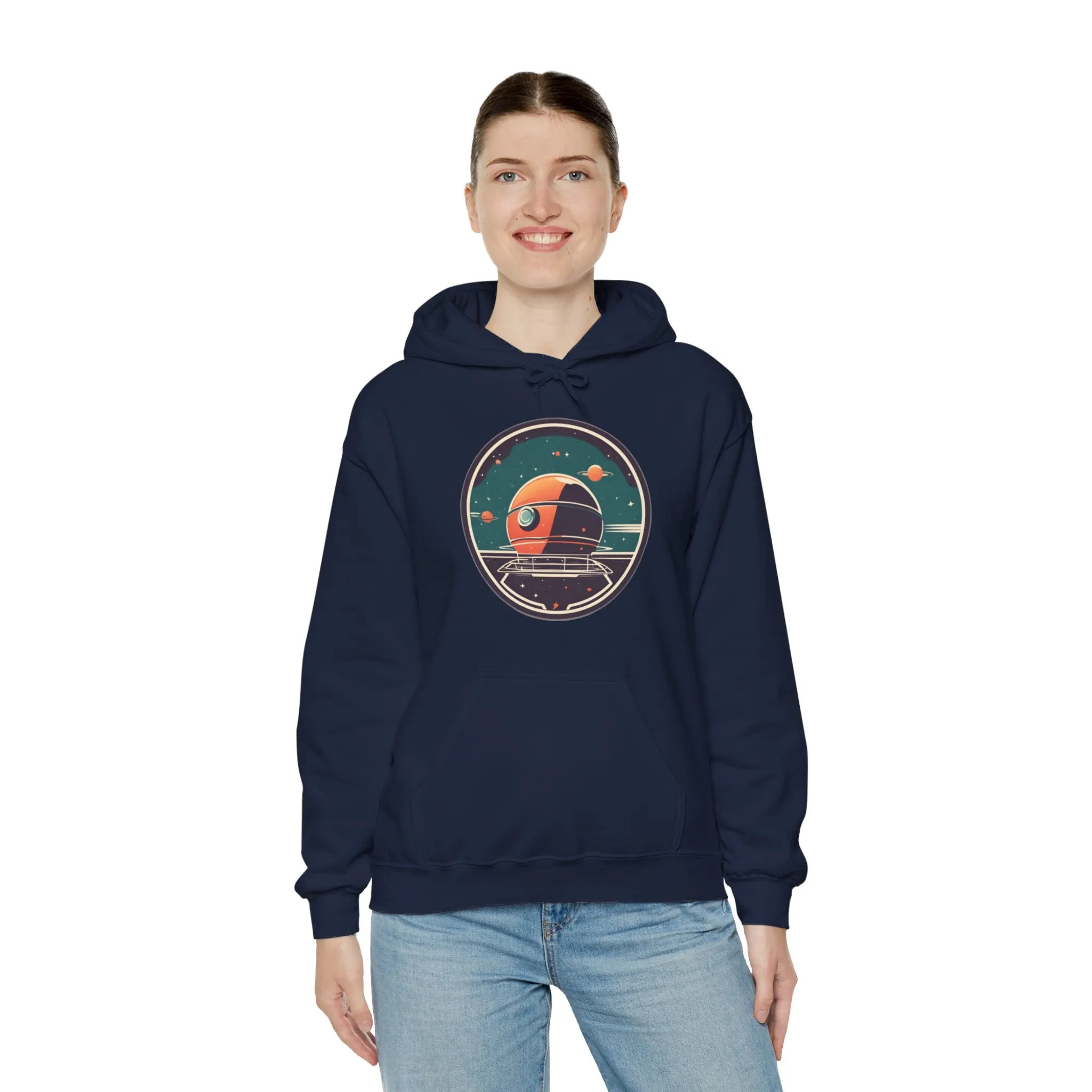 Station No101 Spaceart Sci-Fi Hoodie