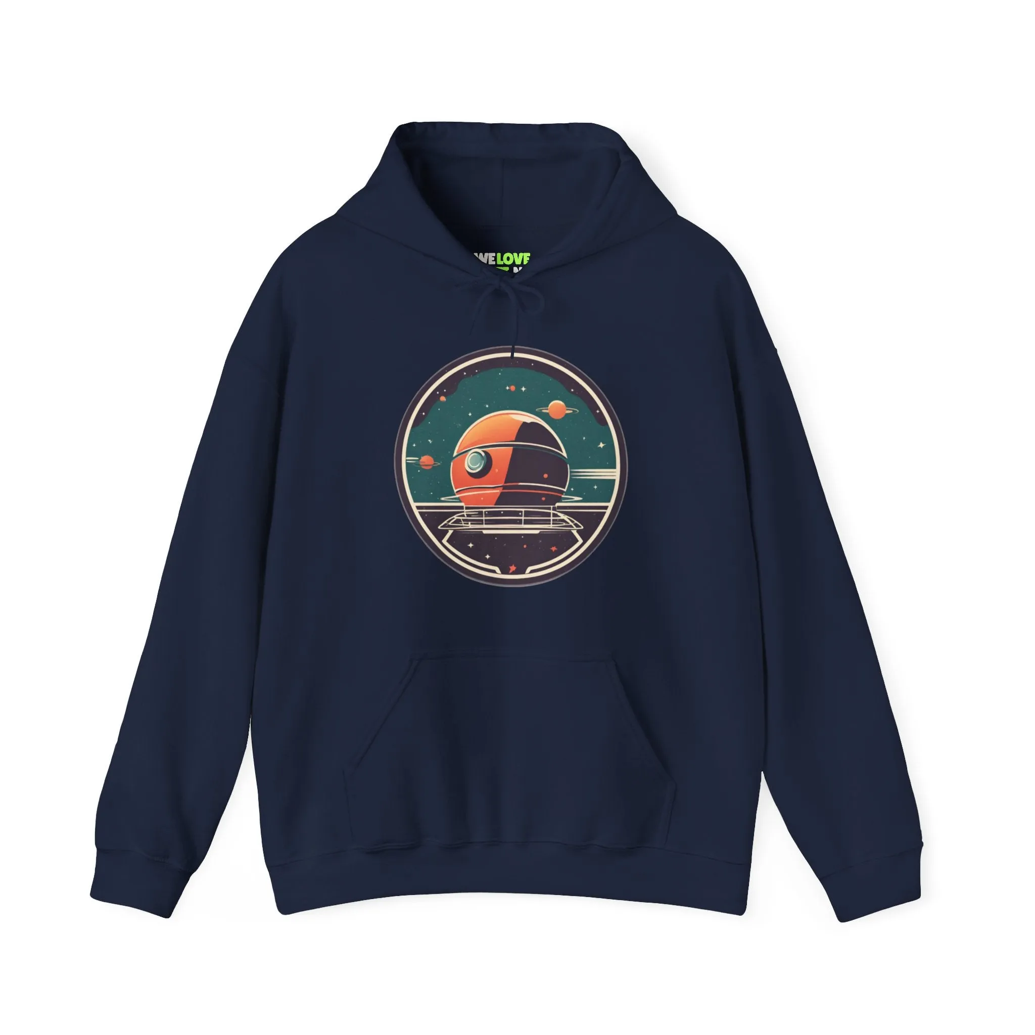 Station No101 Spaceart Sci-Fi Hoodie