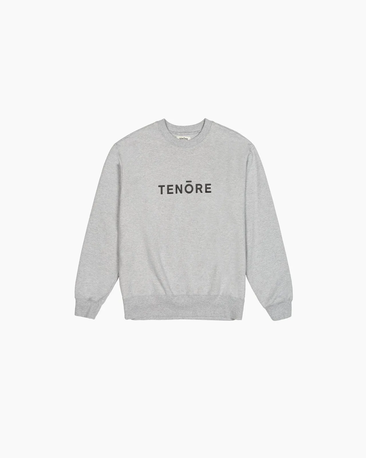 Tenore Logo Fleece Crewneck - HEATHER GREY