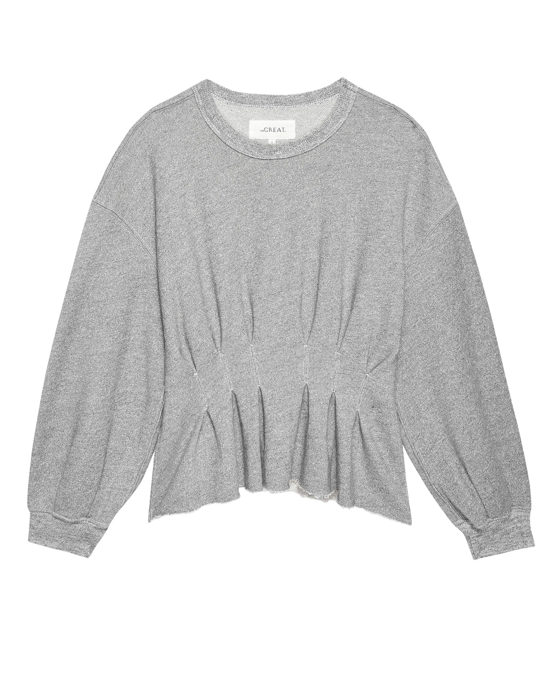 The Corset Sweatshirt. -- Varsity Grey