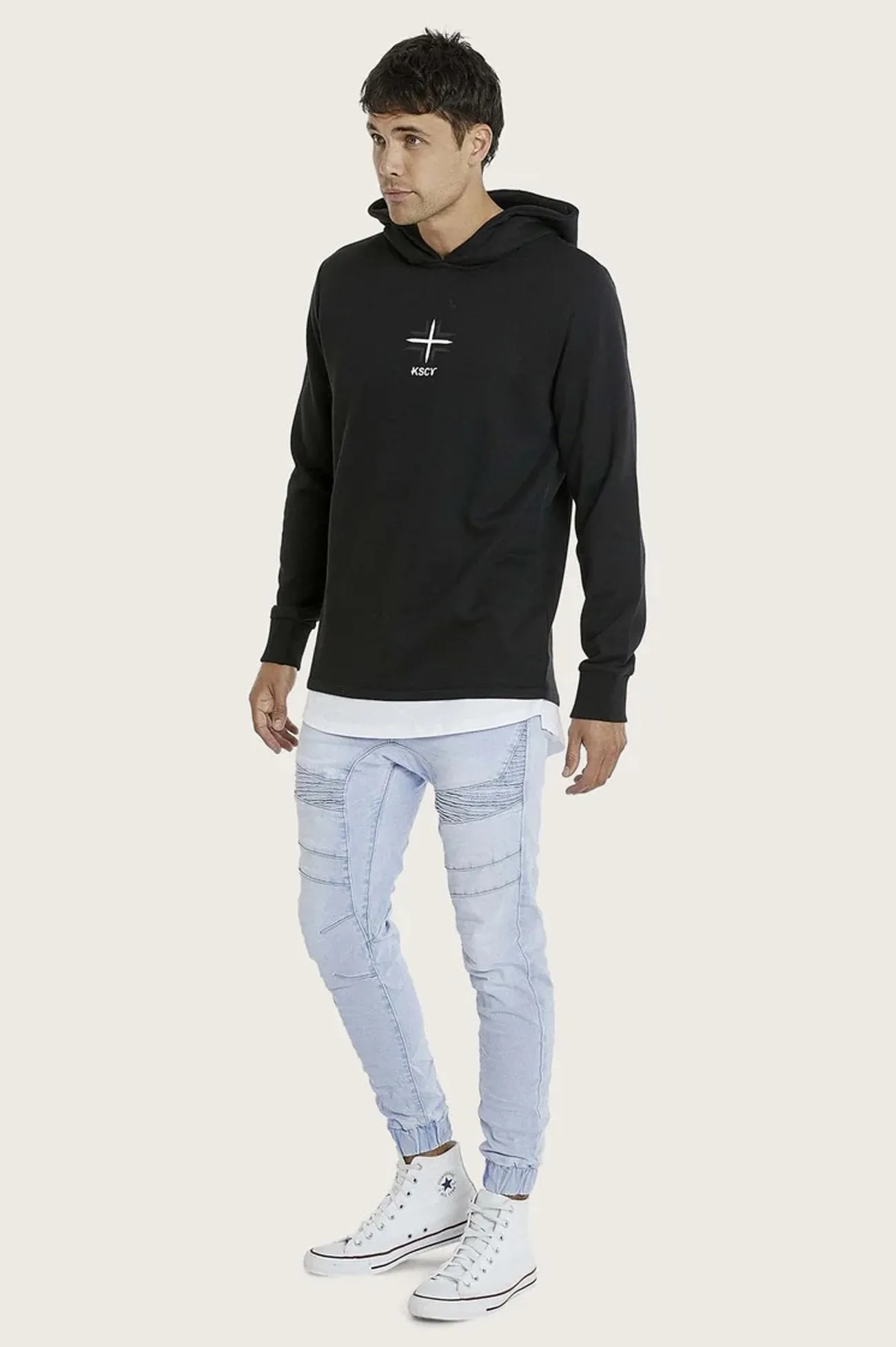 The Saint Hoody Jet Black