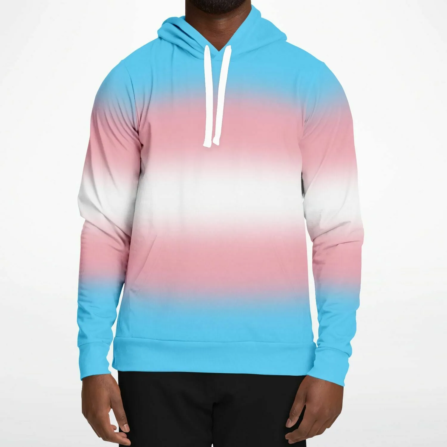 Transgender Pride Ombre Pullover Hoodie