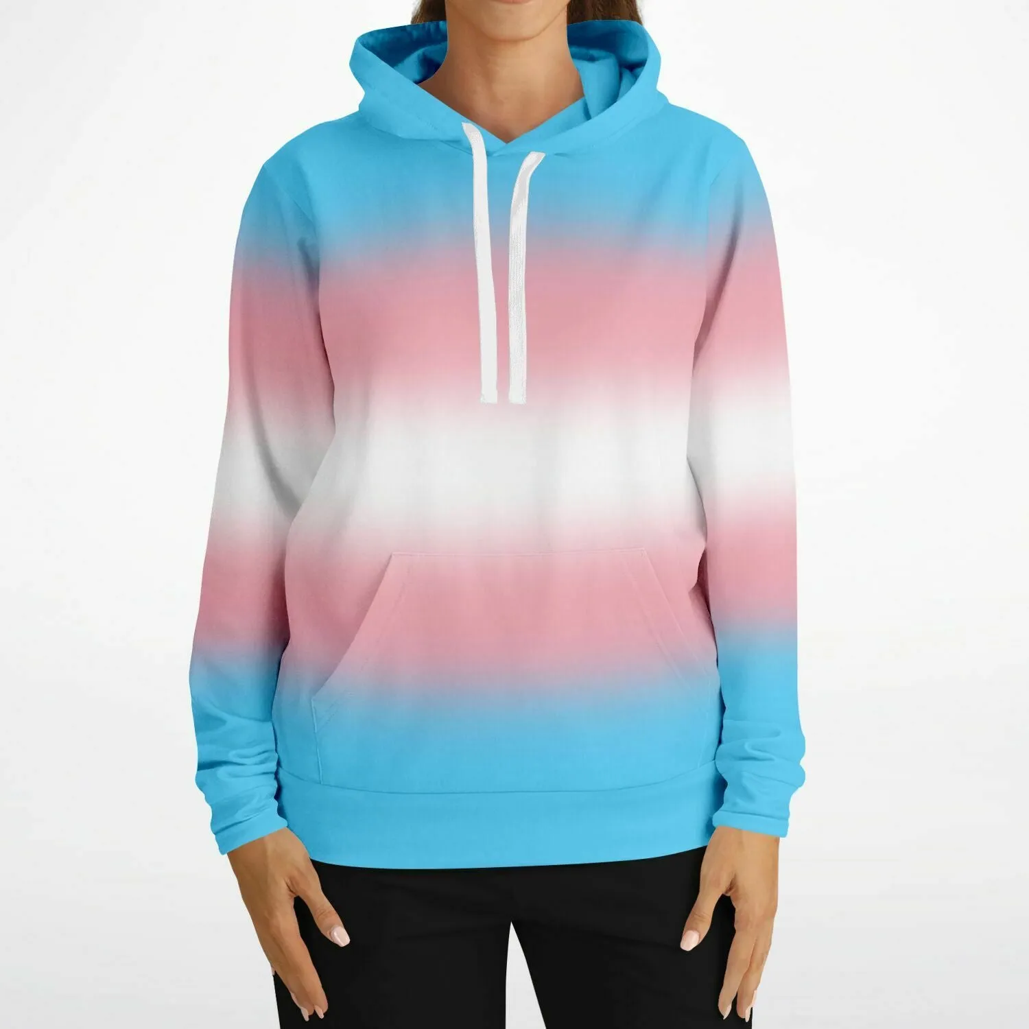 Transgender Pride Ombre Pullover Hoodie