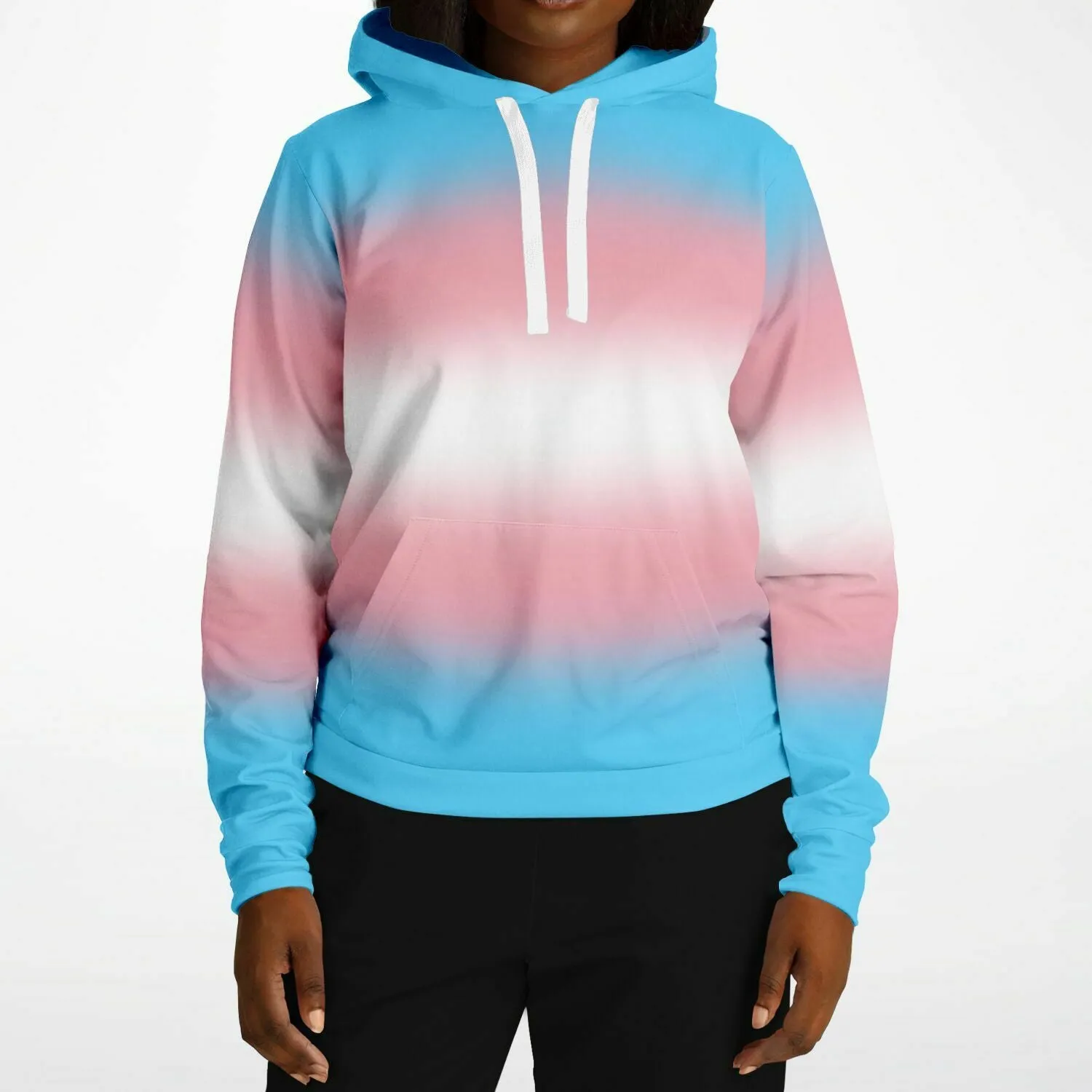 Transgender Pride Ombre Pullover Hoodie