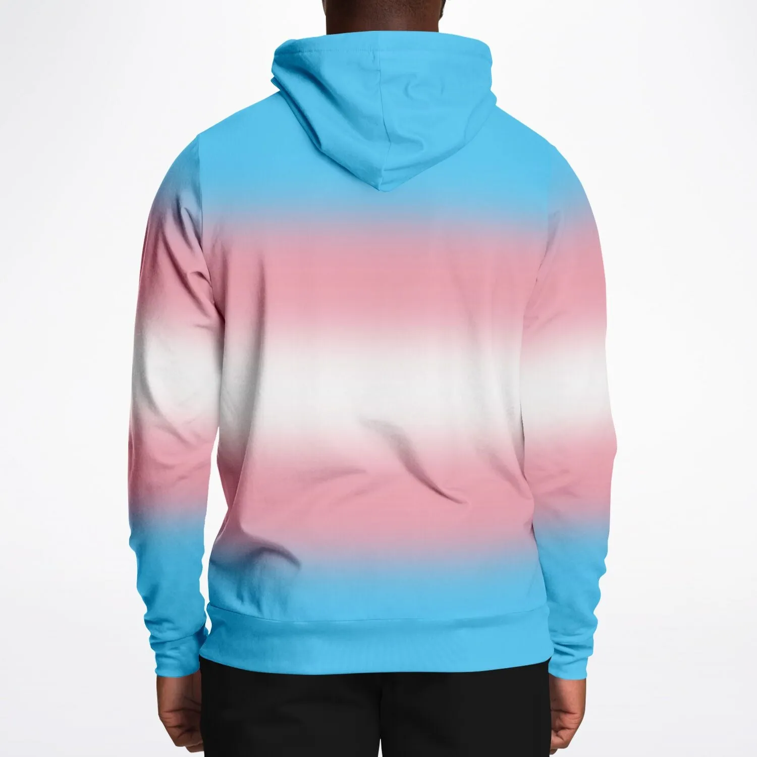 Transgender Pride Ombre Pullover Hoodie