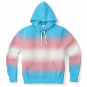 Transgender Pride Ombre Pullover Hoodie