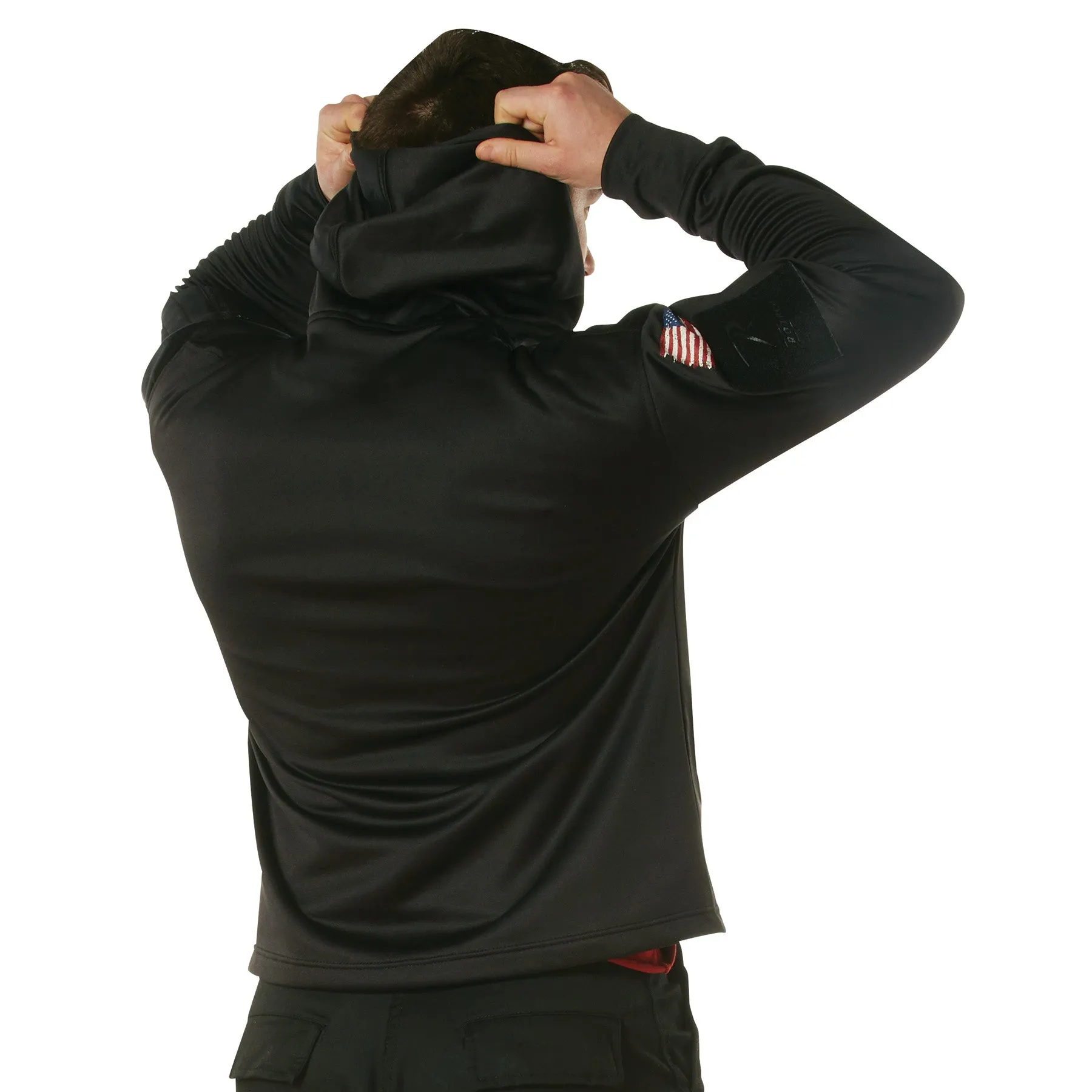 US Flag / Bearded Skull Concealed Carry Hooded Sweatshirts