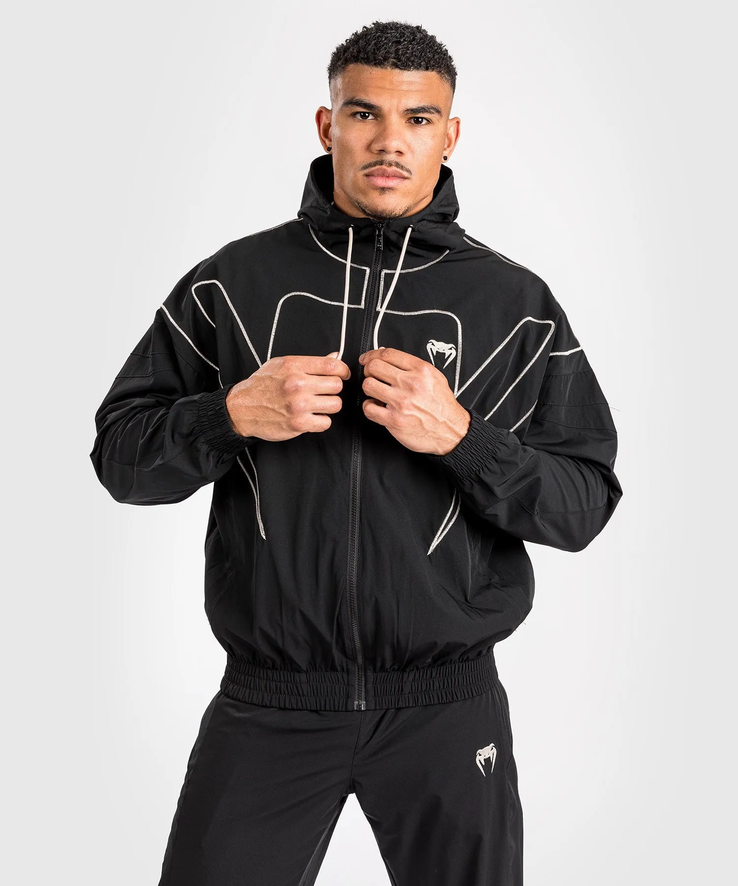 Venum Attack 90 Tracksuit Jacket - Black/White