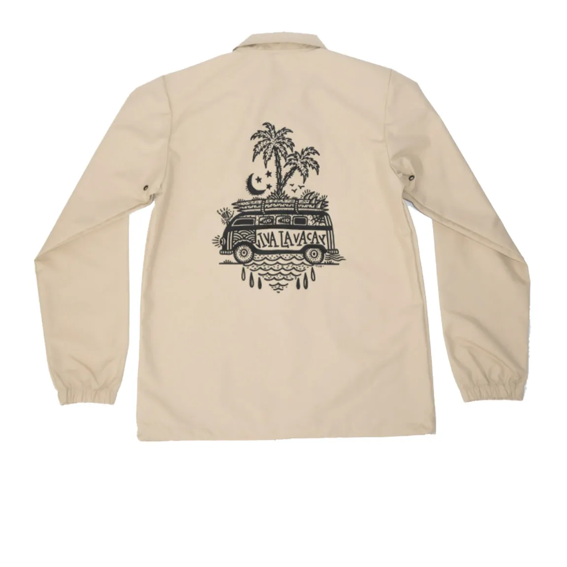 VIVA LA VACAY COACHES JACKET - TAN