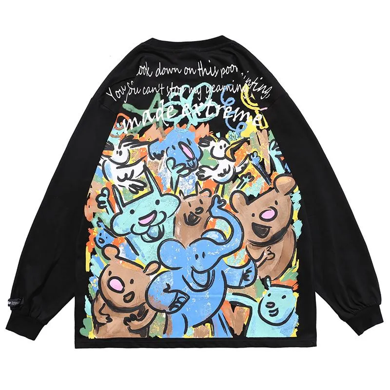 WLS Printed Extreme Cartoon Soft Cotton Sweatshirt