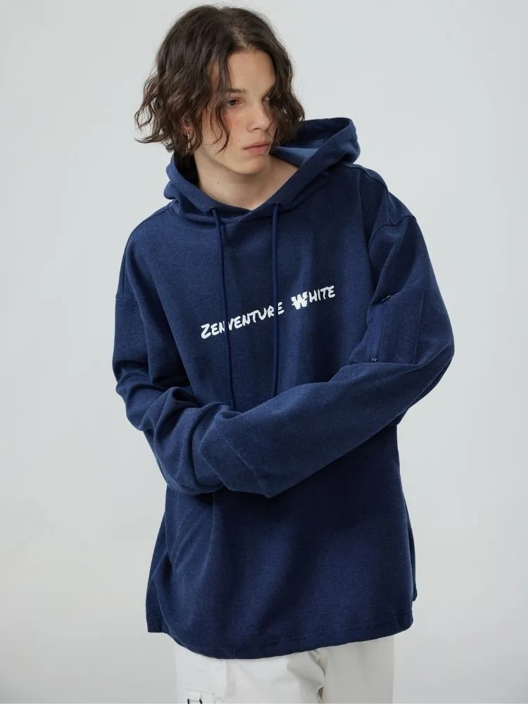 Zenventure White Comfort Oversized Hoodie - Unisex