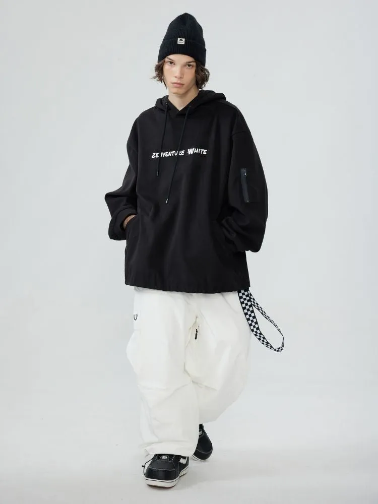 Zenventure White Comfort Oversized Hoodie - Unisex