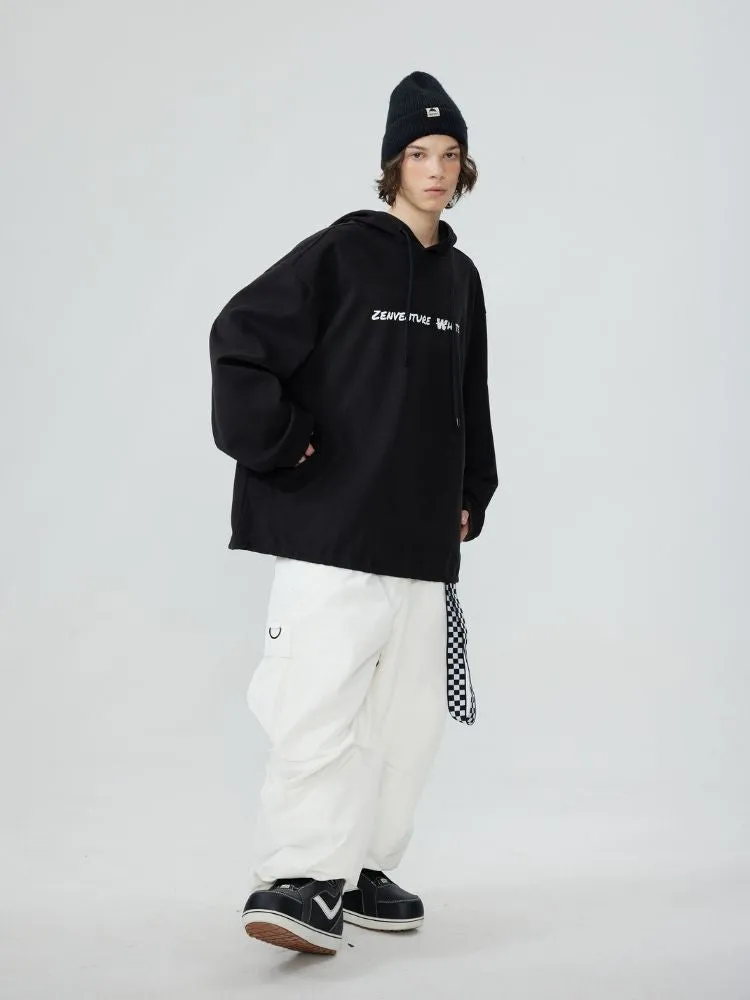 Zenventure White Comfort Oversized Hoodie - Unisex