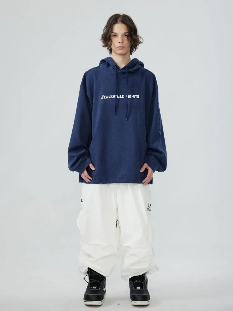 Zenventure White Comfort Oversized Hoodie - Unisex