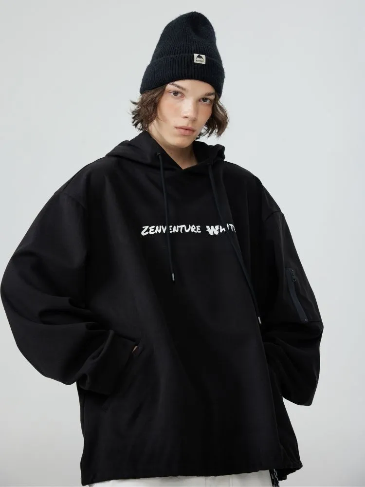 Zenventure White Comfort Oversized Hoodie - Unisex