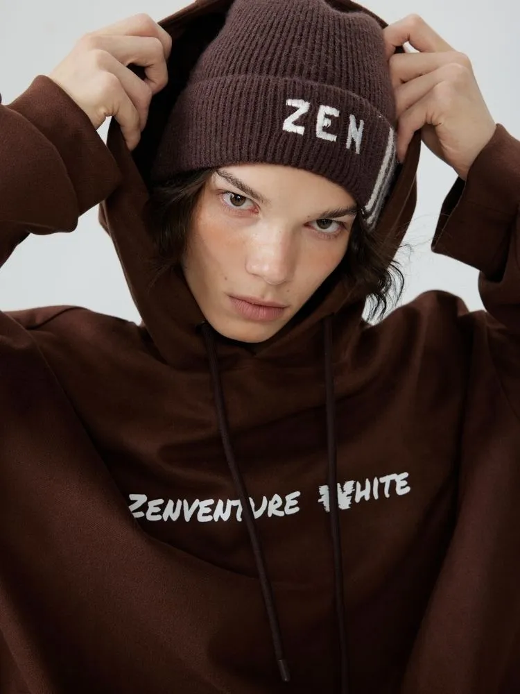 Zenventure White Comfort Oversized Hoodie - Unisex