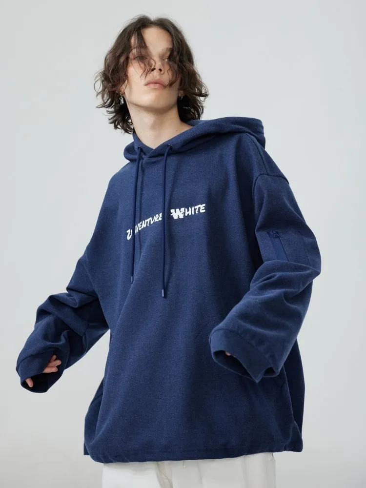 Zenventure White Comfort Oversized Hoodie - Unisex